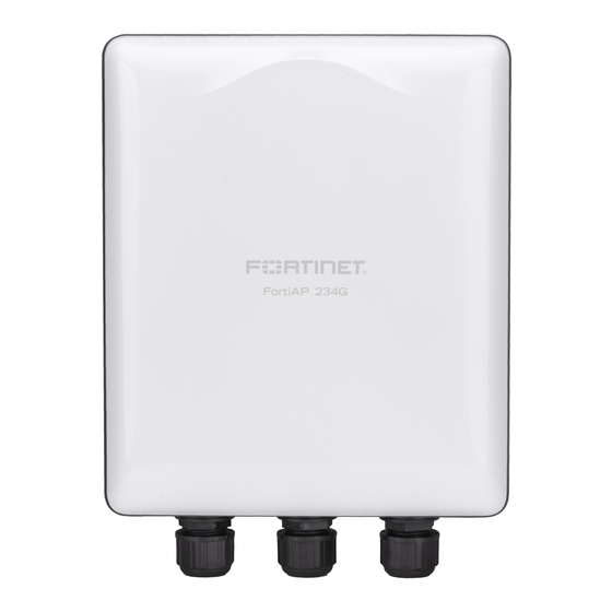 Fortinet FortiAP 234G Quick Start Manual