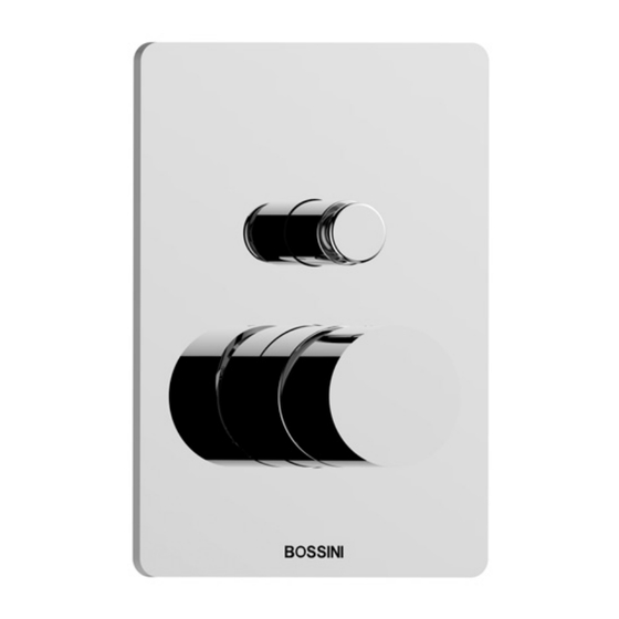 Bossini Z00005 Manuals