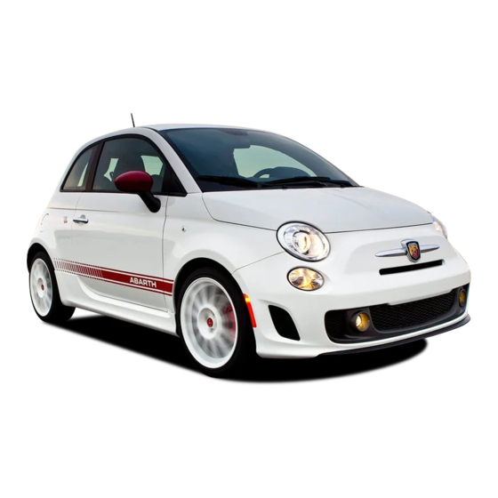 Fiat 500 ABARTH User Manual
