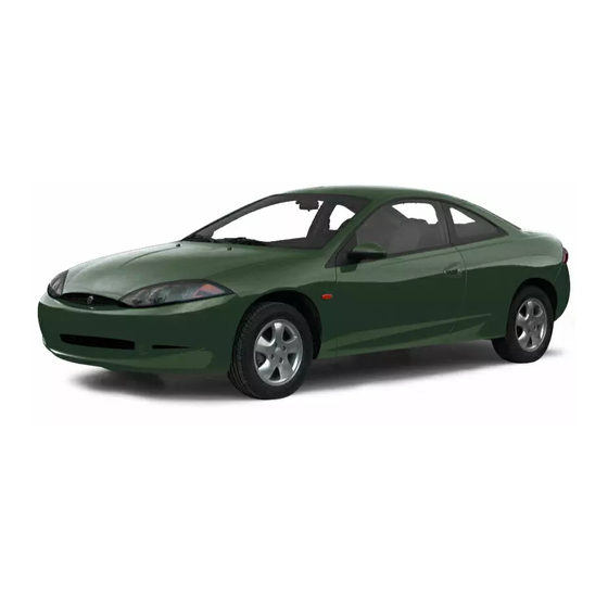 Mercury Cougar 2000 Owner's Manual