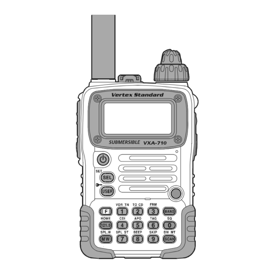 Vertex Standard VXA-710 Spirit Operating Manual