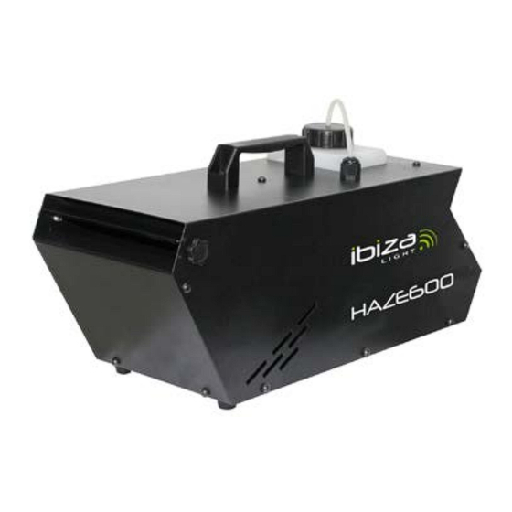 Ibiza HAZE600 Instruction Manual