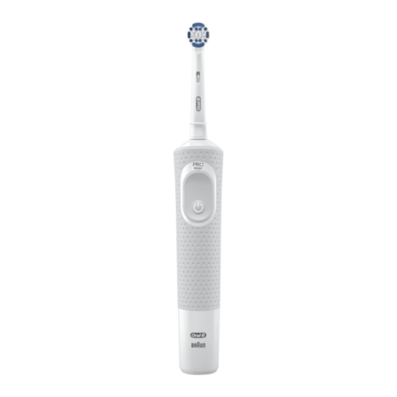 BRAUN ORAL-B VITALITY PRO 500 MANUAL Pdf Download | ManualsLib