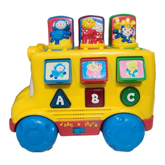 Fisher-Price Baby Smartronics Nursery Rhymes Bus Instructions Manual