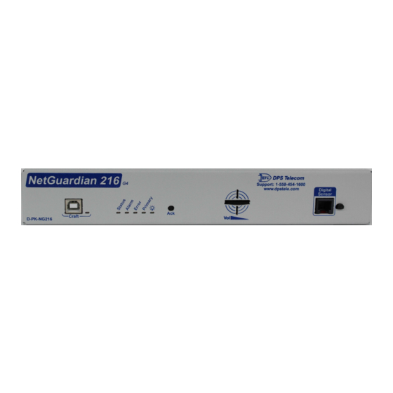 DPS Telecom NetGuardian 216 G4 User Manual