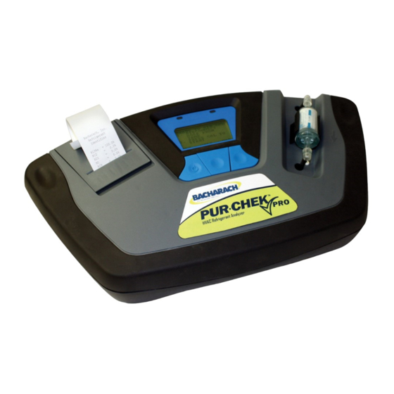 Bacharach PUR-CHEK PRO Manual