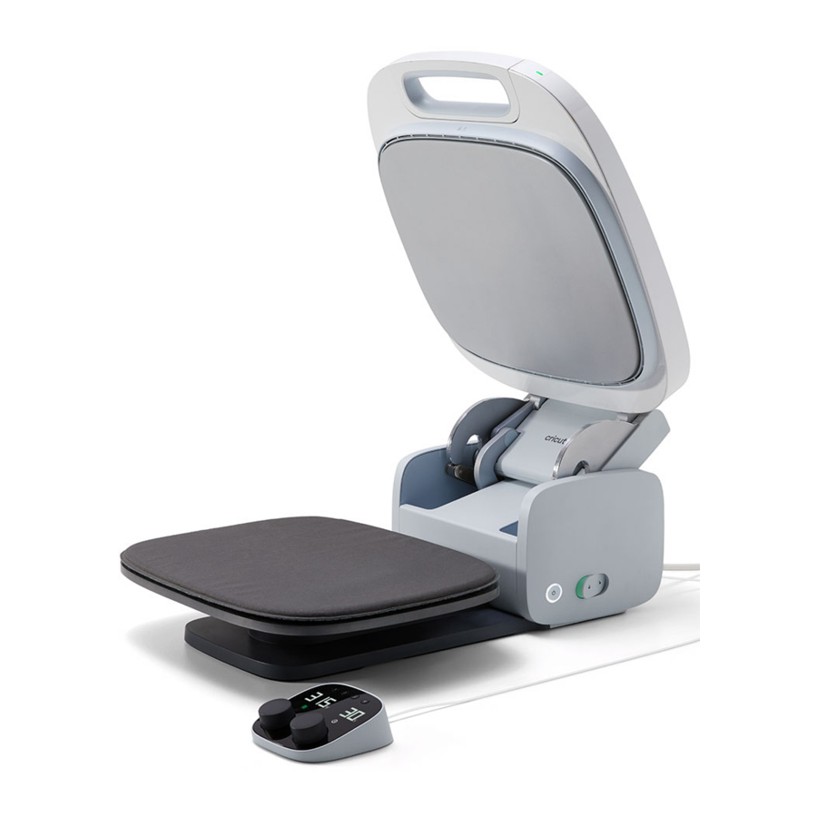 Cricut Autopress - Heat Press Manual