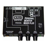 Rolls PM350B Owner's Manual