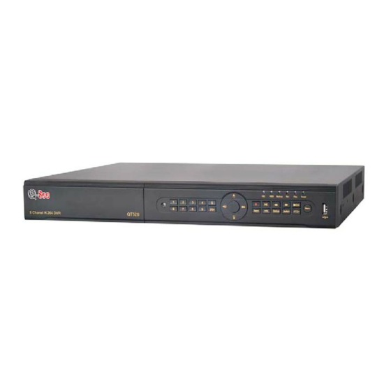 Q-See QT504 Network DVR Manuals