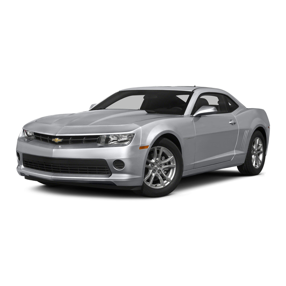 Chevrolet CAMARO 2015 Owner's Manual