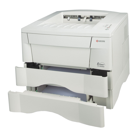 Kyocera FS-1030D Service Manual