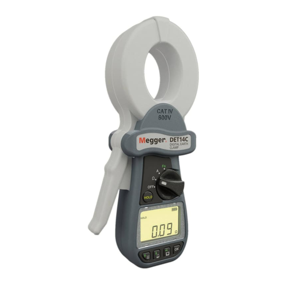 Megger DET14C Quick Start Manual