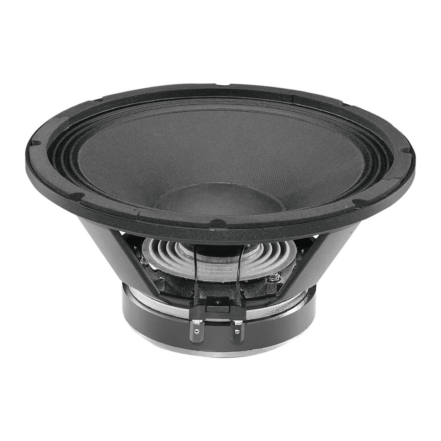 B&C Speakers 12 PH 32 Specifications