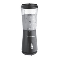 Hamilton Beach Single-Serve Blender Use & Care Manual