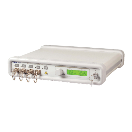 THORLABS MCLS Series Operating Manual