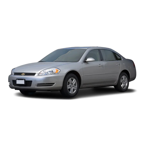 Chevrolet Impala 2007 Getting To Know Manual