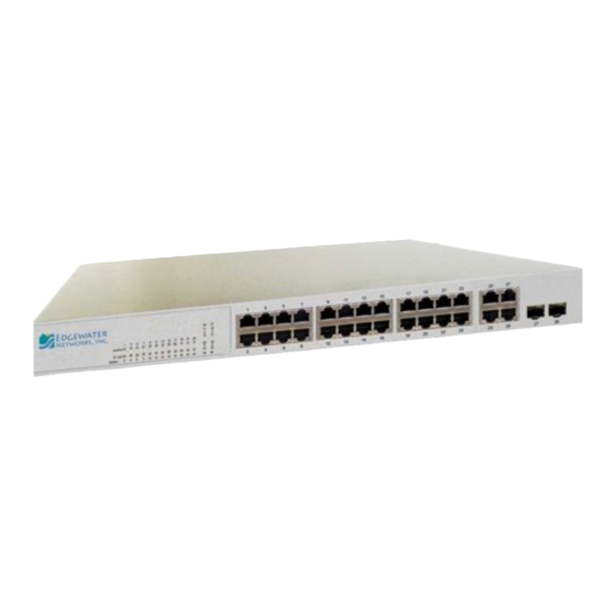 Edgewater Networks EdgeConnect 2402PoE Installation Manual
