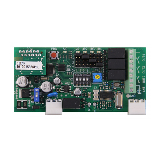 DITEC BIXLR42 Installation And Use Manual