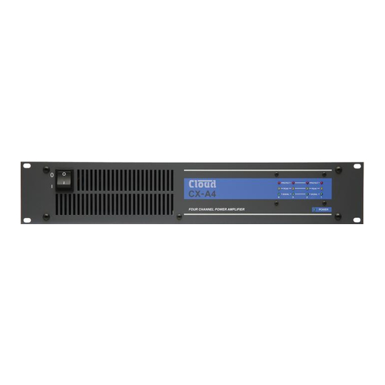 Cloud CX-A4 Installation & User Manual