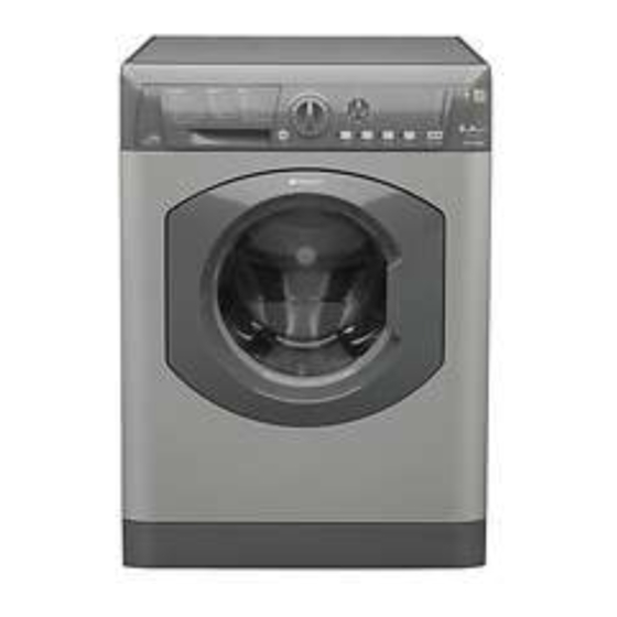 Hotpoint HV8B 593 Washing Machine Manuals