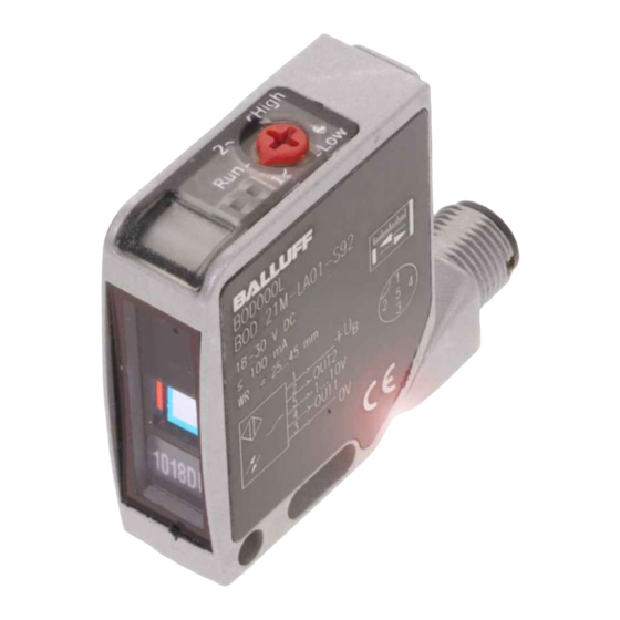 Balluff BOD 21M-LA01-S92 User Manual