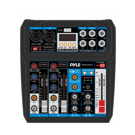 Pyle PMX44T User Manual