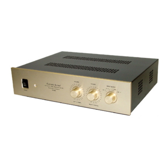 CANARY AUDIO CA-980 Owner's Manual