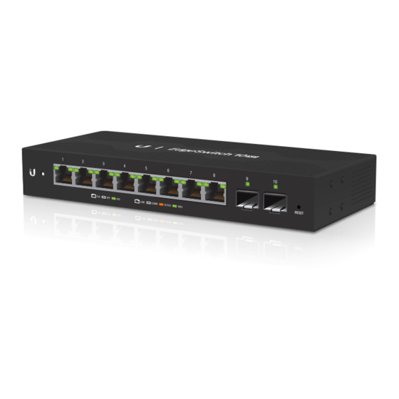 Ubiquiti EdgeSwitch 10 XP Quick Start Manual