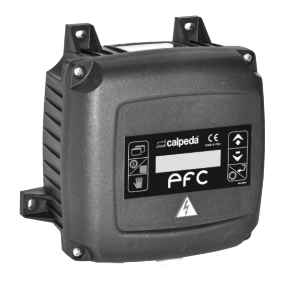 Calpeda PFC-M Original Operating Instructions