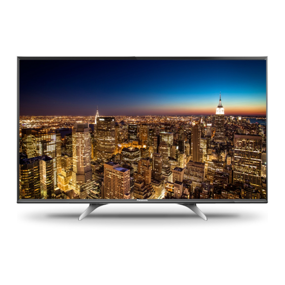 User Manuals: Panasonic TH-55DX650K Smart LED TV