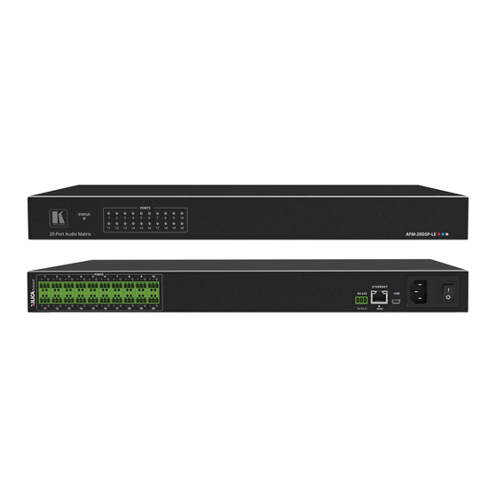 Kramer AFM-20DSP-LE User Manual