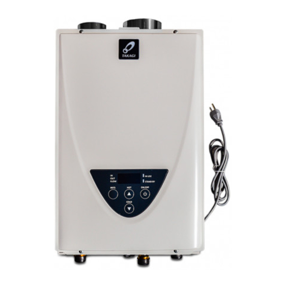 Takagi 310U Installation Manual And Owner's Manual