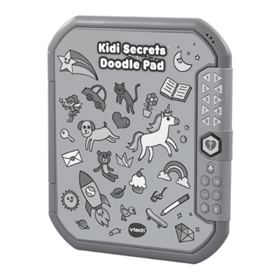 VTech Kidi Secrets Doodle Pad Manuals