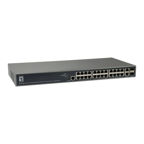 LevelOne GEP-2682 Quick Installation Manual