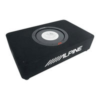 Alpine RS-SB10 Manual