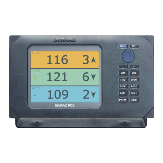 Simrad PI32 SENSOR - MOUNTING Instructions