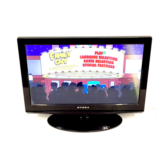 Dynex DX-26LD150A11 Quick Setup Manual