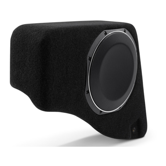 JL Audio Stealthbox SB-J-WRUD Installation Manual