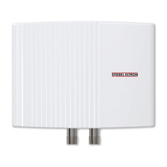 STIEBEL ELTRON EIL 3 Trend Manual For Operation And Installation
