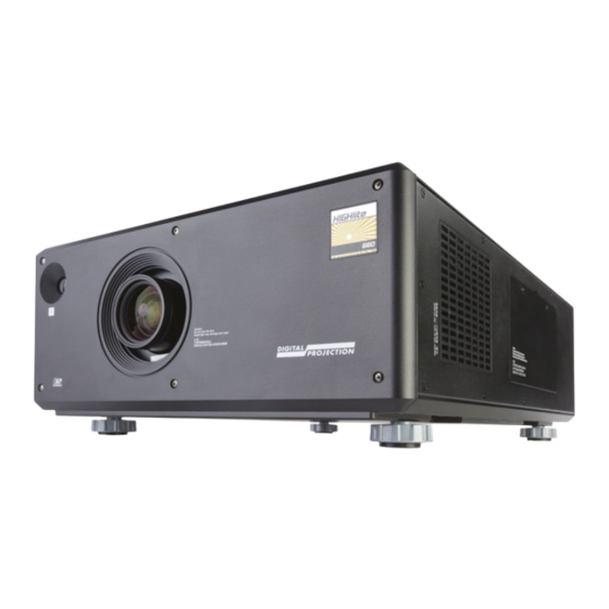 Digital Projection HIGHlite 660 Series Operating Manual