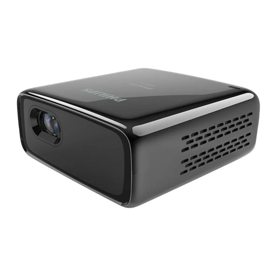 Philips PicoPix Micro PPX320 Quick Start Manual