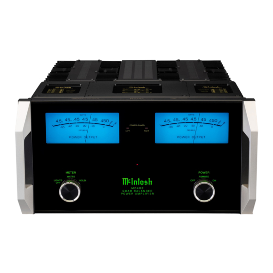 McIntosh MC462 Connection Diagram