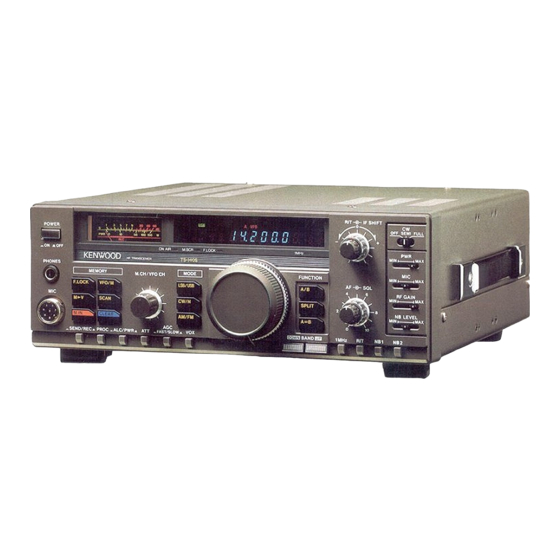 Kenwood TS-140S Instruction Manual