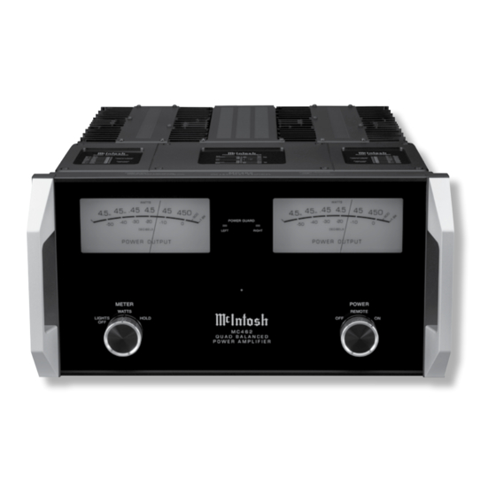 McIntosh MC462 Service Manual