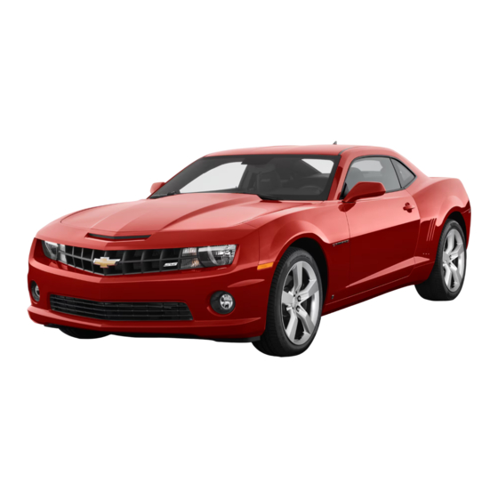 Chevrolet CAMARO - 2011 Owner's Manual