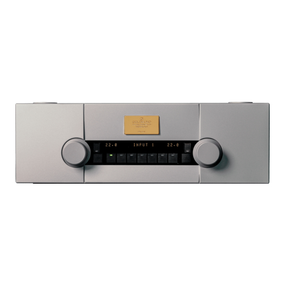 Goldmund MIMESIS 22 HISTORY User Manual