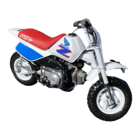 Honda Z50R Owner's Manual