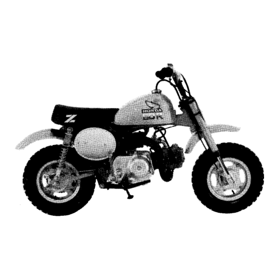 Honda Z50R Owner's Manual