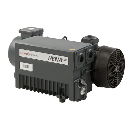 Pfeiffer Vacuum HENA 61 Operating Instructions Manual