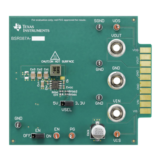 Texas Instruments LMR33640EVM User Manual